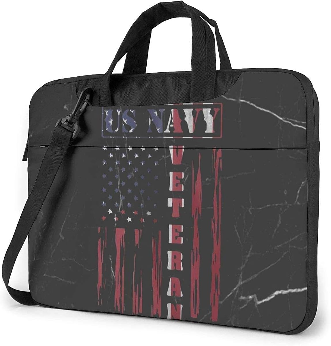 Laptop Messenger Bag Us Navy Veteran Distressed American Flag Laptop