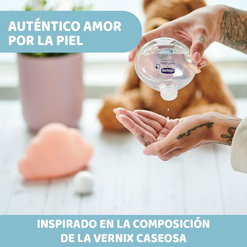 Chicco água perfumada sensação natural, fragrância fresca e delicada, colônia sem álcool para bebês e recém-nascidos, recipiente de vidro, 100 ml