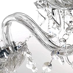 Maxax 18 Lights Crystal Chandelier, Modern Pendant