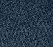 Guardian Golden Series Chevron Indoor Wiper Floor Mat, Vinyl/Polypropylene, 3'x5', Blue