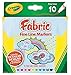 Crayola Fine Line Fabric Markers, 10 Count ,3-sets