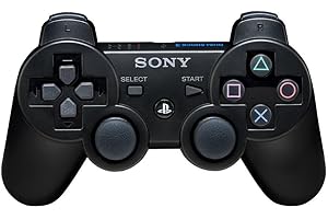 Playstation 3 Dualshock 3 Wireless Controller (Black) (Renewed)