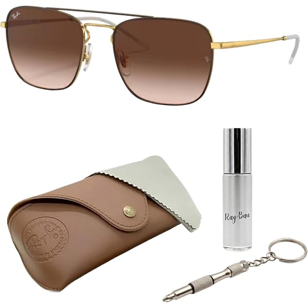 Ray-Ban RB4547 Boyfriend Two Square Shape Non-Polarized Sunglasses