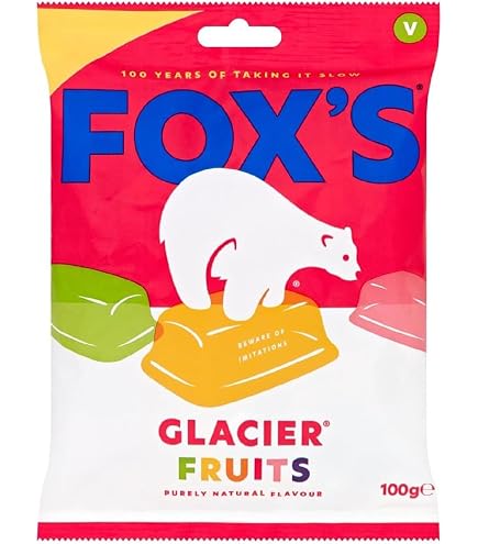 Amazon.com : Foxs Glacier Fruits Bag, 3.52oz (100g) Pack of 3