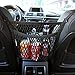 AMEIQ 2-Layer Car Mesh Organizer, Handbag Holder, Purse Pouch Storage Net Pocket, Barrier of Backseat Pet Kids, Driver Storage Netting Bag