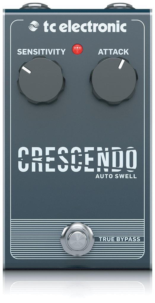 TC Electronic CRESCENDO AUTO SWELL Responsive Crescendo Pedal with 2-Knob Interface for Haunting Guitar Line Manipulation