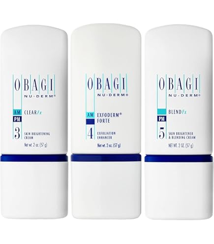 Amazon.com: Obagi Nu-Derm Clear Fx Face Cream (AM) & Blend Fx (PM