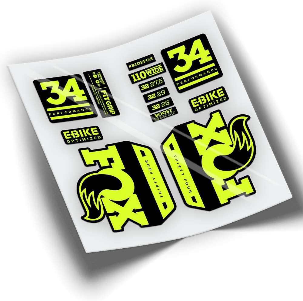 PEGATINEAFork Sticker Fox 34 Performance Series EBIKE WP254