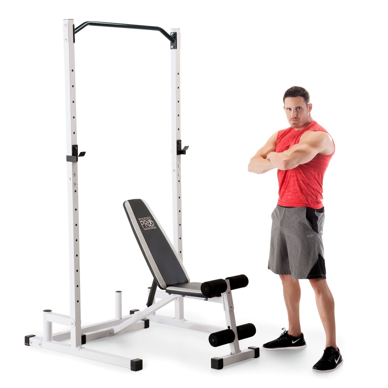 Marcy Power Cage And Weight Bench Team Immortal Forever Fit Fitness Products