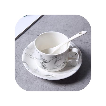 Vajilla de porcelana china con diseño de mármol, apta para ...