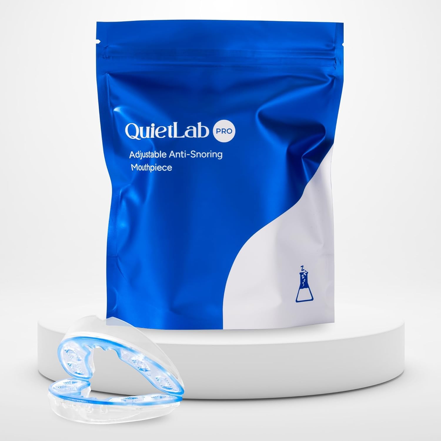 Photo 1 of QuietLab Pro Anti-Snoring Mouthpiece - Adjustable Snoring Mouth Guard, Orthodontist Designed, No Boiling Required - BPA-Free Medical Grade - Designed for Nighttime Snoring Control