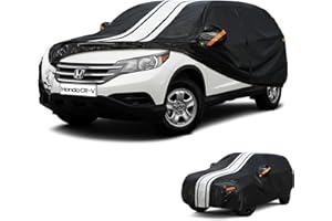 Aoulette Honda CR-V Car Cover Waterproof All Weather, Premium Car Cover Custom Fit for Honda CRV 1995-2025 Outdoor/Indoor Full Exterior Cover, with Free Towel/Storage Bag.