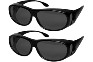 SUCCESS EYEWEAR Fit Over Sunglasses Polarized Lens Wear Over Prescription Eyeglasses 100% UV Protection for Men and Women