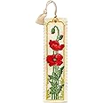 Textile Heritage Collection Cross Stitch Bookmark Kit - Poppies