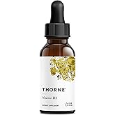 THORNE - Vitamin D3 with a Metered Dispenser - Liquid Vitamin D Vegan Supplement - Supports Healthy Bones, Teeth, Muscles, Cardiovascular & Immune Function* - 4,000 IU - 1 Fl Oz (30 mL) - 30 Servings