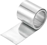 sourcing map 1pc 99.99% Zinc Sheet 0.02"x2"x39" Metal Foil Anode Strip Lab DIY view 1