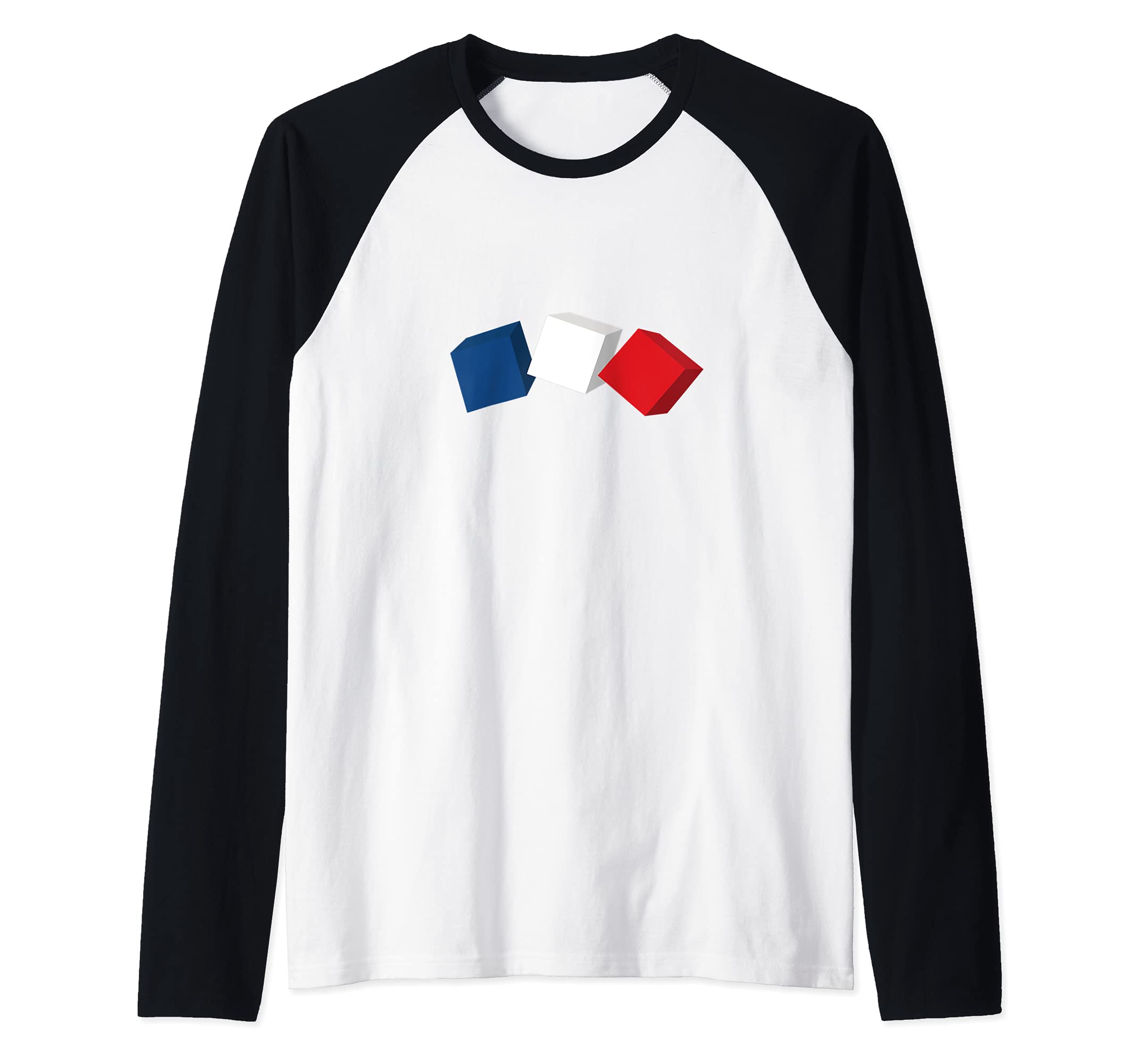 Flag Czech Republic Raglan Baseball Tee