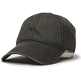 The Vintage Year Heavy Washed Wax Coated Adjustable Low Profile Men Women Baseball Cap