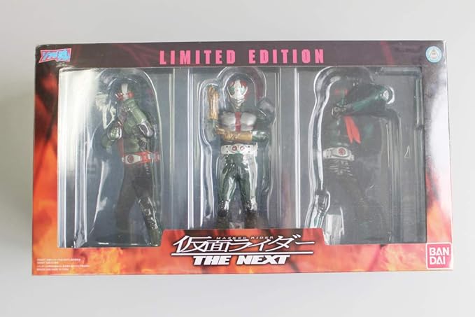 Amazon ソフビ魂 仮面ライダー The Next 1号 2号 V3 Limited Edition フィギュア フィギュア ドール 通販