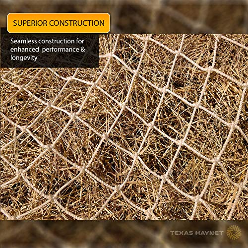 Texas Heavy Gauge Round Bale Hay Net Thick Net Slow Feeder