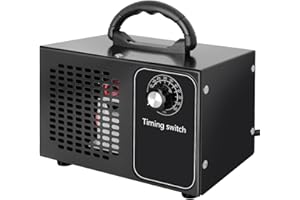 ELMWAY Ozone Generator for Eliminating Odors from Homes, Offices, Commercial, and Industrial Spaces, Elementa 10,000mg/h High Capacity O3 Machine for Deodorization