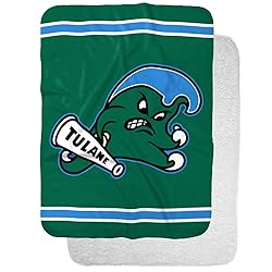 Tulane University Green Wave Primary Logo Stripes