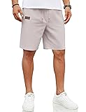 COOFANDY Men's Casual Flat Front Shorts 9 Inch