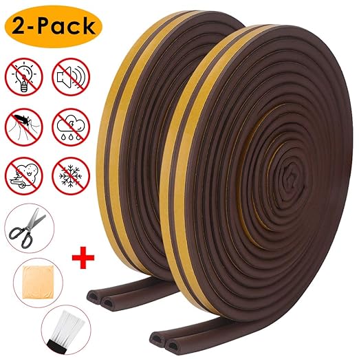 KIMILAR Burletes Puertas, Autoadhesiva Burlete Bajo Puerta Tira de ...