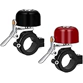 Greallthy Bike Bell Classic Brass Bicycle Bell,Bike Bells for Adults Kids, Loud Retro Bell for Road & Mountain Bikes, Universal Handlebar Fit