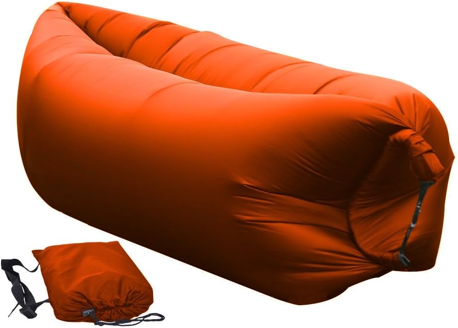 Top Inflatable Air Lounger and Best Relaxation Tool. Versatile Use, Setup Anywhere, Easy To Wash and Put Away. Surefire Quality Of Life Boost and Genuine.