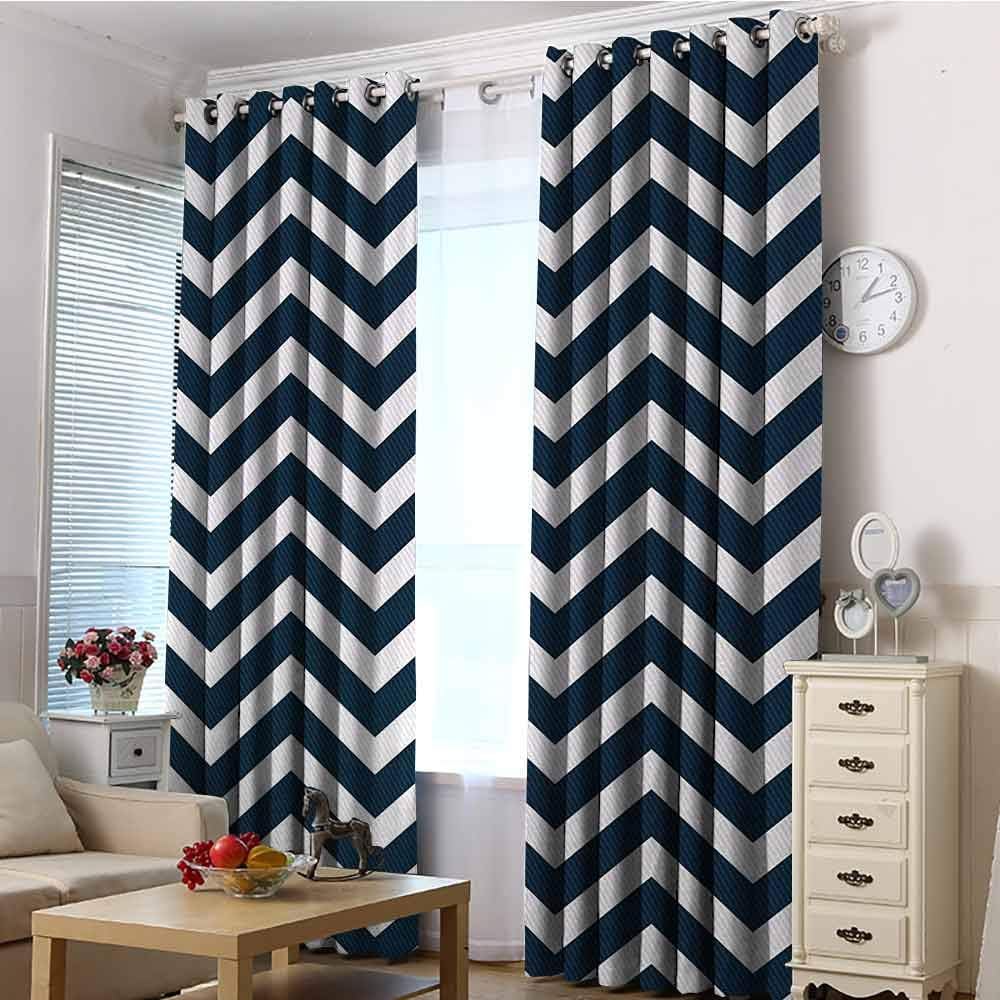 VIVIDX Cortinas para Puerta, Azul Marino, Opacas, 2 Paneles, Azul