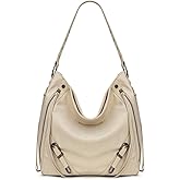 Wrangler Large Hobo Purses and Handbags for Women with Buckle and Fringe Zipper Faux Suede Shoulder Bag