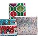 JAM Paper Christmas Design Wrapping Paper Roll Bundle - 25 sq ft - Assorted Sparkling - 3/pack