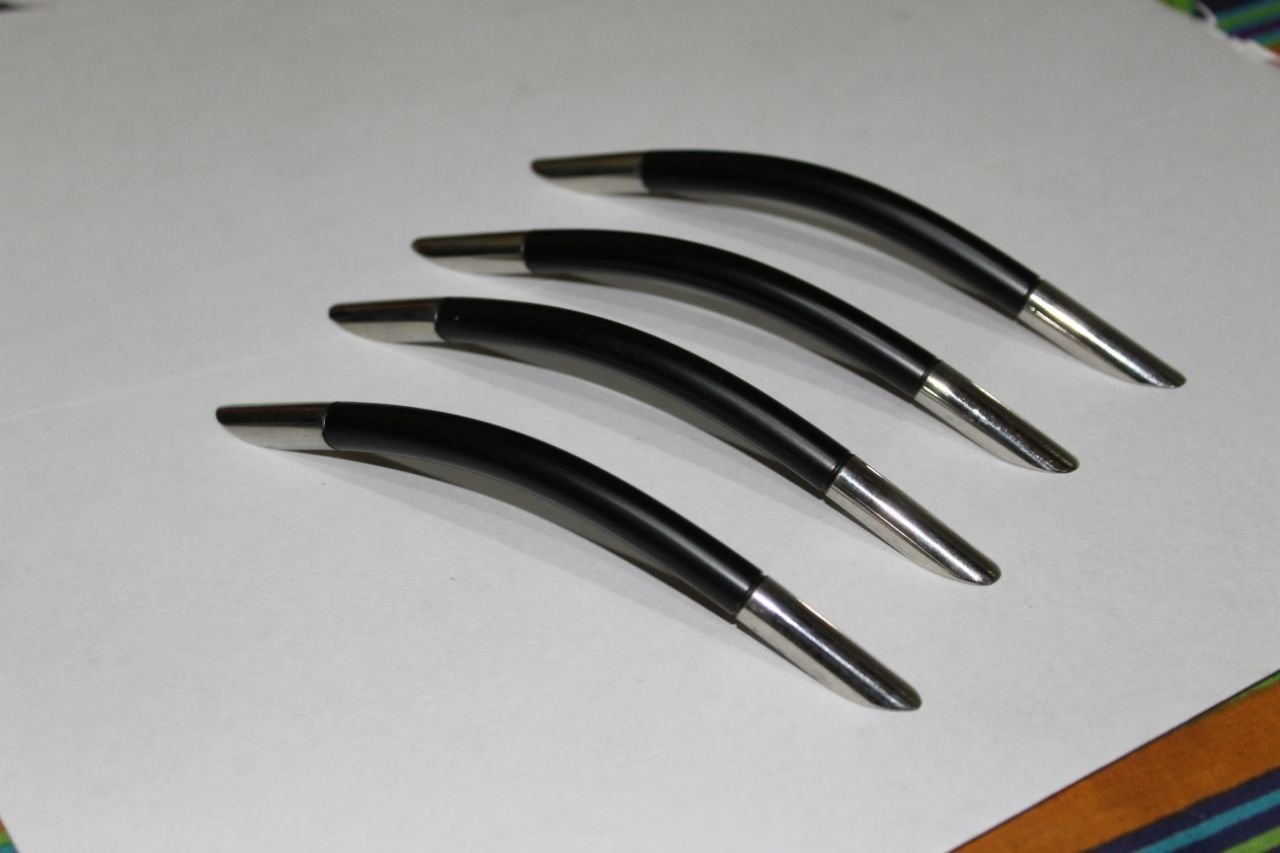 Kt Hardware Solutions Unique Two Toned Drawer Cabinet Pulls Black