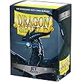 Dragon Shield Standard Size Sleeves – Matte Jet 100CT - Card Sleeves are Smooth & Tough - Compatible with Pokemon, Yugioh, &
