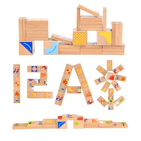 Pinnaclet1 Colored Wooden Building Blocksdomino
