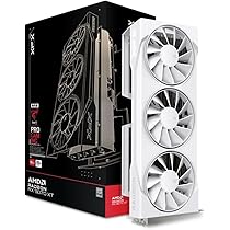 XFX Swift AMD Radeon RX 9070XT Triple Fan White Gaming