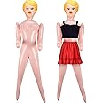 Liliful 59 Inch No Moving Parts Judy Doll Inflatable Blow up Doll Funny Dress up Doll Life Size for Guys Adult Bachelors Men 