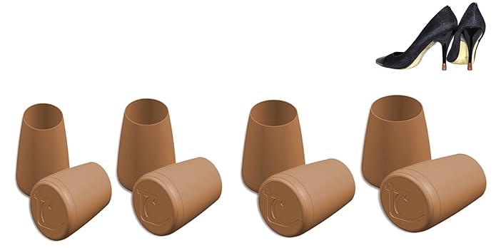 Stöckelstulpen Absatzschoner neue Generation TC-4 Paar-4 Grössen - made in France - patentiertes Modell und eingetragenes Geb