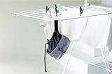 Brabantia Peg Bag Laundry Rack Accessory Holds 75 Pegs Grey 16x16x16 cm view 3