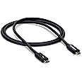 StarTech.com 1m (3.3ft) Passive Thunderbolt 3 Cable, 20Gbps, 100W PD, 4K Video, Thunderbolt Cable, Compatible with USB4/DP Alt Mode, Thunderbolt 4, USB 3.2/Type-C (TBLT3MM1M)