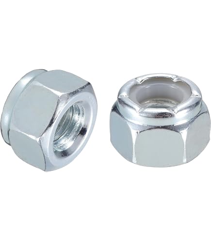 thumbnail image 2 of 5/8-18 Grade A Nylon Insert Hex Jam Lock Nuts – Zinc Clear Finish, Fine Thread – TheBoltBarn (Pick Quantity) 2 of 4