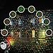 Christmas Laser Lights, ALPULON 8 in 1 Patterns RG Starry Laser Projector Lights IP65 Waterproof Landscape Lights with Remote Control Timer for Christmas Garden Yard Tree Decor Outdoor Party