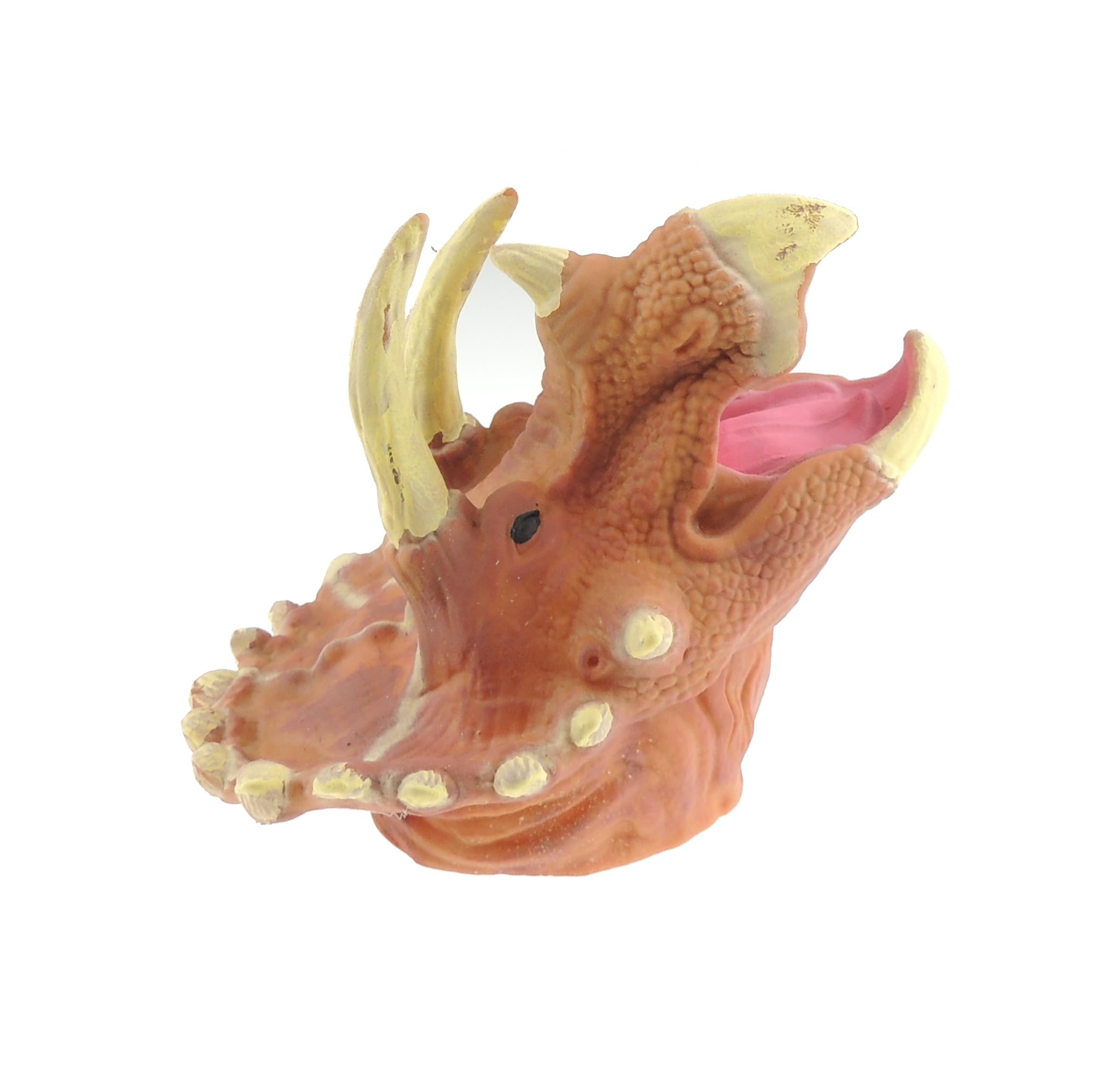 Cute Realistic Lifelike Large Kids Childrens Toddlers Boys Girls Role Play Animal Pet Farm Zoo Safari Wildlife Toy Interactive Games Hand Puppet Handpuppet 3 4 5 6 7 8 9 10 Year Olds (Triceratops)