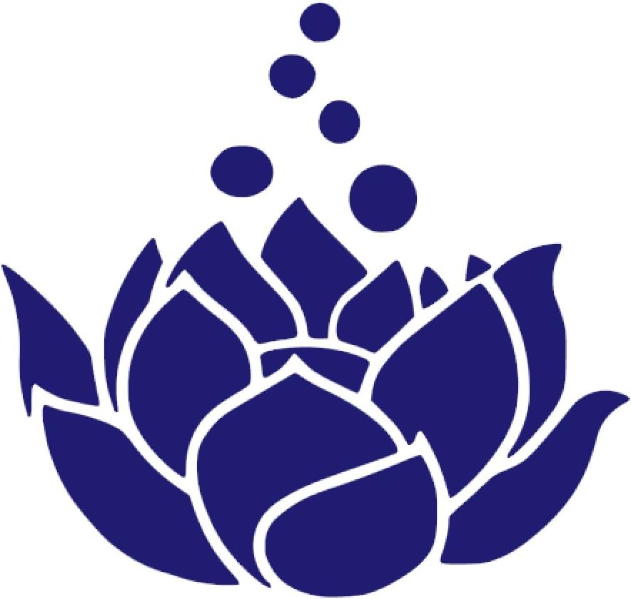 Lotus Meditation Flower Window Decal AF D1203 Laptop Decal Car Decal