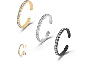 Thiswhyimbeauty 3Pcs Gold Toe Rings for Women 316L Stainless Steel Adjustable Hypoallergenic Toe Rings Summer foot Jewelry It can also be worn as a ring on the finger