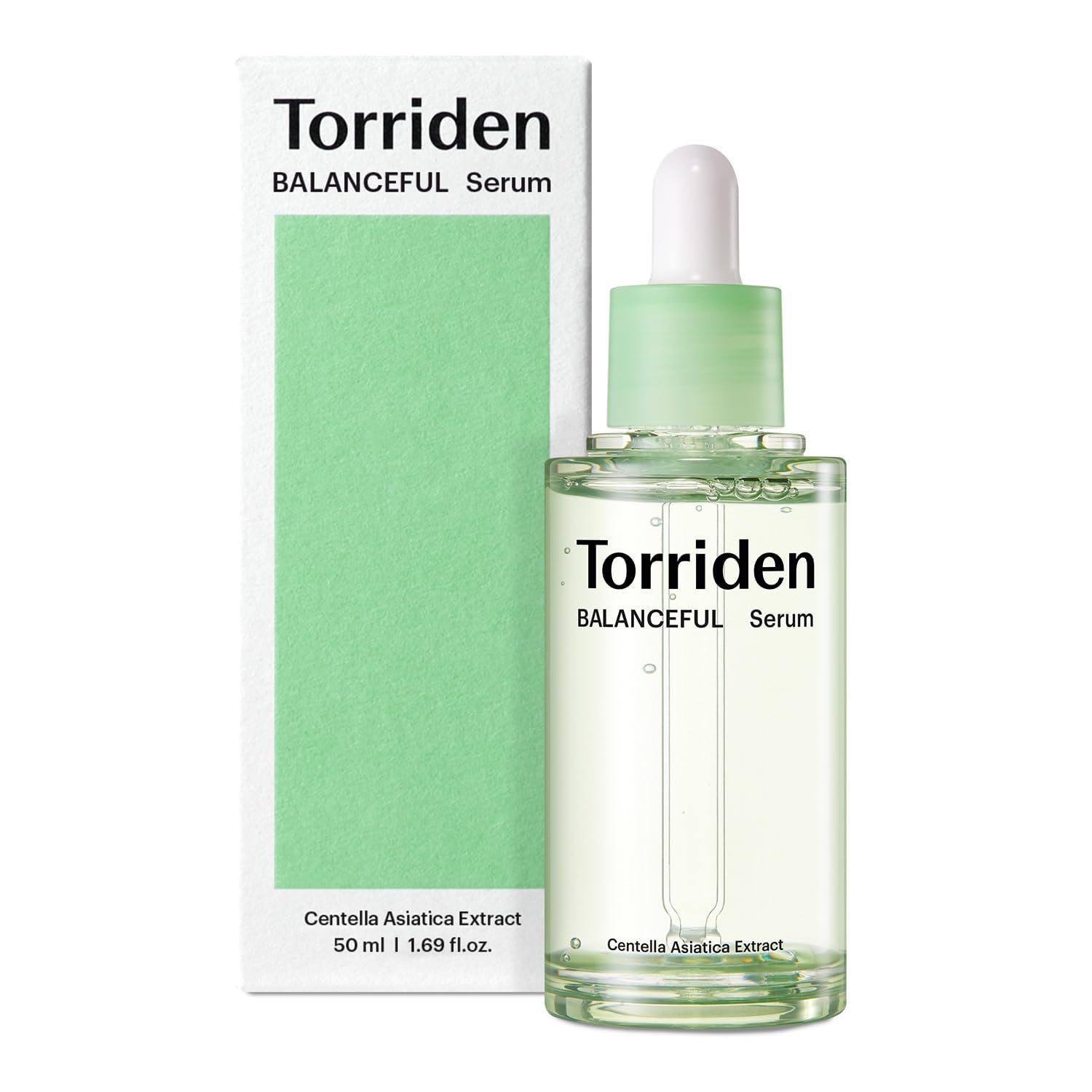 Torriden Balanceful Serum | 50ml | Soothing, Hydrating, Gently Exfoliating Serum for Oily and Sensitive Skin, 5D Cica Complex, Centella Asiatica Extract, Korean Skincare