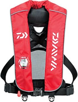 Amazon ダイワ Daiwa ライフジャケット Df 03 手動 自動膨張式 レッド フリー ウォッシャブル ダイワ Daiwa ライフジャケット フローティングベスト