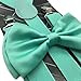Awesome Teal Mint Green Wedding Accessories Adjustable Bow Tie & Suspenders