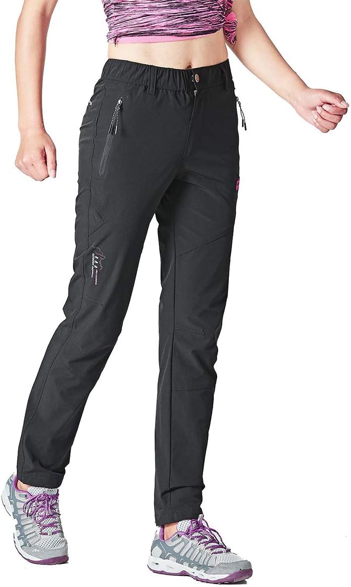 Gopune Women's Outdoor Hiking Pants Lightweight Quick Dry Water Resistant Mountain Trouser : Sports & Outdoors